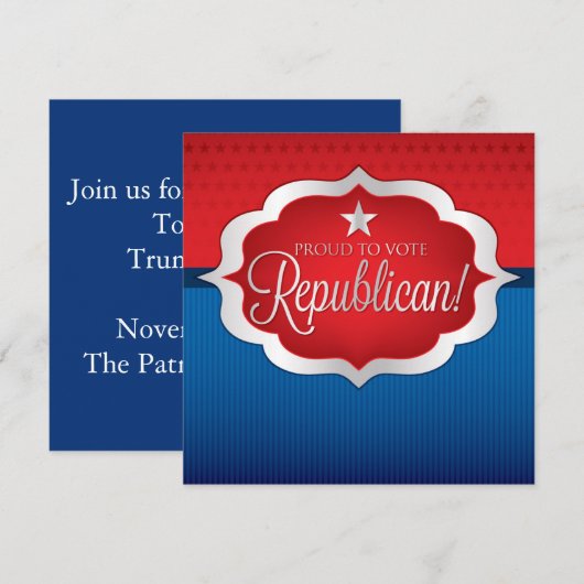 Republikein Kaart (Voorkant / Achterkant)