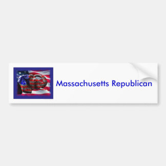 republikein, Massachusetts Republikein Bumpersticker