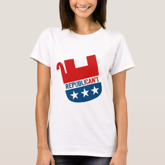 Republikein niet t-shirt (Voorkant)