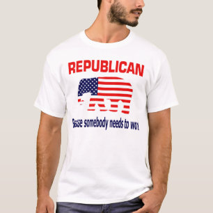 Republikein - Omdat iemand moet werken T-shirt