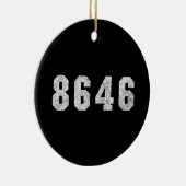 Republikein Trump 86 46 Keramisch Ornament (Rechts)