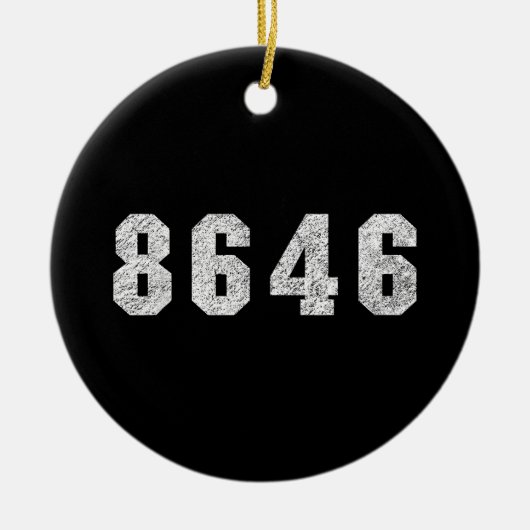Republikein Trump 86 46 Keramisch Ornament (Voorkant)