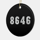 Republikein Trump 86 46 Keramisch Ornament (Links)