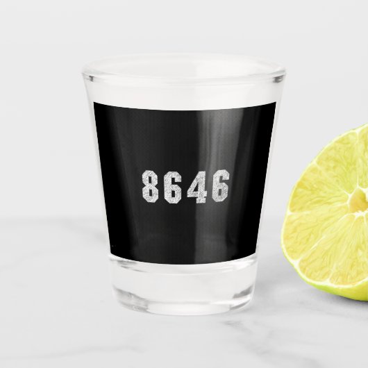 Republikein Trump 86 46 Shot Glas (Voorkant)