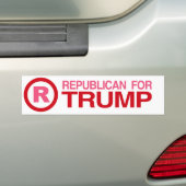 Republikein voor Trump 2016 Bumper -.png Bumpersticker (Op auto)
