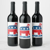 Republikein Wijn Etiket (Flessen)