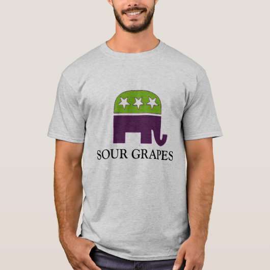 Republikein, ZUUR GRAPES T-shirt (Voorkant)