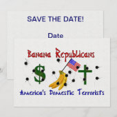 Republikeinen bananen kaart (Voorkant / Achterkant)