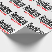 Republikeinen doen het beter cadeaupapier (Hoek)