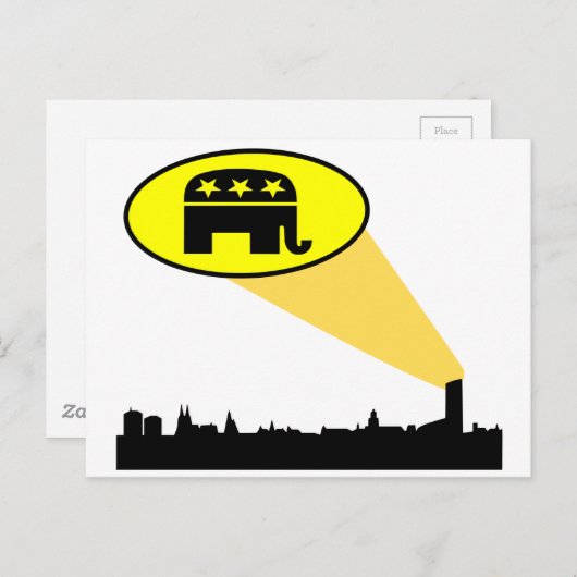 Republikeinen en Trump in uw land hebben u nodig Briefkaart (Voorkant / Achterkant)