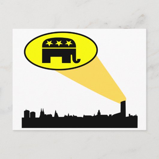 Republikeinen en Trump in uw land hebben u nodig Briefkaart (Voorkant)