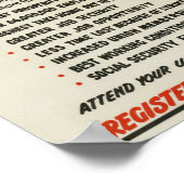 Republikeinen groeten de arbeid poster (Hoek)