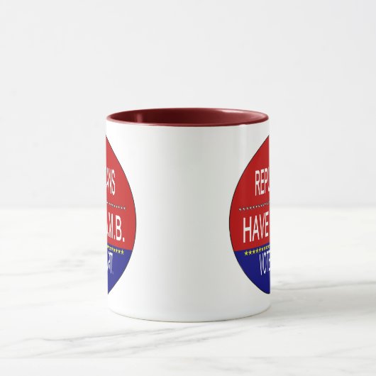 Republikeinen hebben een Koffie met DUMB Mok (Midden)