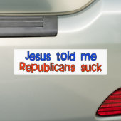 Republikeinen Suck Bumpersticker (Op auto)