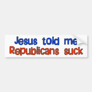 Republikeinen Suck Bumpersticker