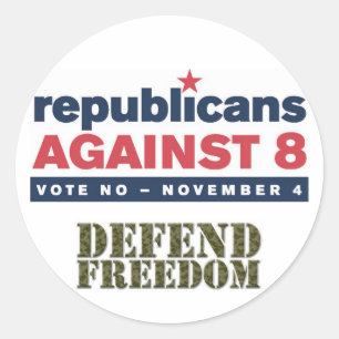 Republikeinen tegen 8 Stickers