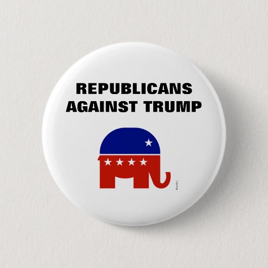 Republikeinen tegen Donald trump 2020 Ronde Button 5,7 Cm (Voorkant)