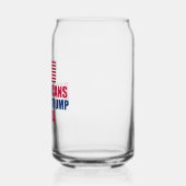 Republikeinen tegen Trump 2024 Verkiezingen Blikvorm Glas (Links)