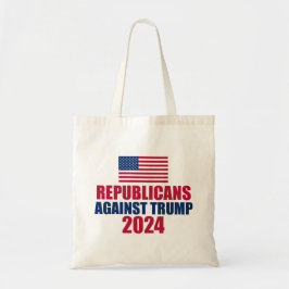 Republikeinen tegen Trump 2024 Verkiezingen Tote Bag