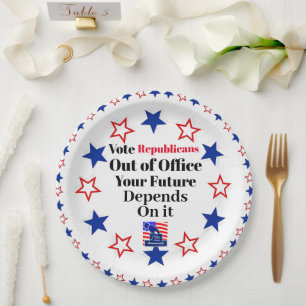 Republikeinen uit Kantoor Paper Bord stemmen