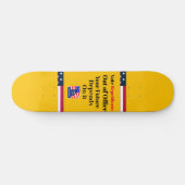 Republikeinen uit Kantoor Skateboard stemmen (Horizontaal)
