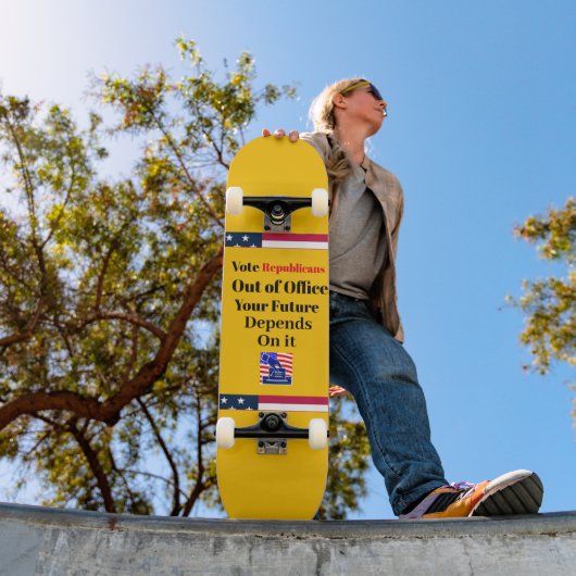 Republikeinen uit Kantoor Skateboard stemmen (Buiten 1)