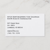 Republikeinen van het College Visitekaartje (Achterkant)