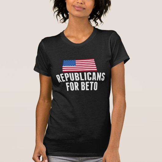 Republikeinen voor Beto O'Rourke 2020 T-shirt (Voorkant)