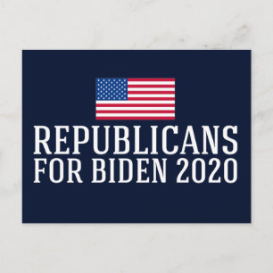 Republikeinen voor Biden 2020 Briefkaart