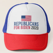 Republikeinen voor Biden 2020 Trucker Pet (Voorkant)