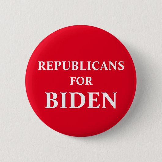 Republikeinen Voor Biden Ronde Button 5,7 Cm (Voorkant)