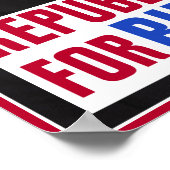 Republikeinen voor Joe Biden 2020 US President Fot Poster (Hoek)