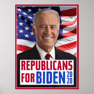 Republikeinen voor Joe Biden 2020 US President Fot Poster