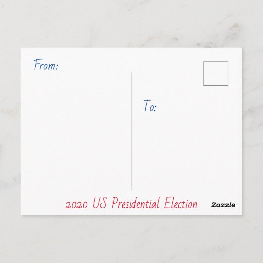 Republikeinen voor Joe Biden, Country Over Party Briefkaart (Achterkant)