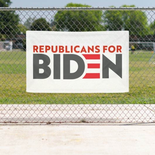 Republikeinen voor Joe Biden President Banner (Insitu)