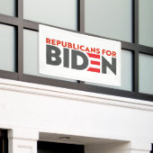 Republikeinen voor Joe Biden President Banner (Buitenkant Gebouw)