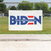 Republikeinen voor Joe Biden President Banner (Insitu)