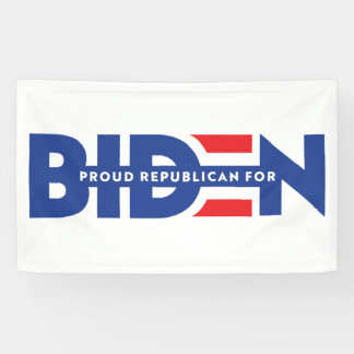 Republikeinen voor Joe Biden President Banner