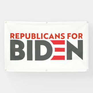 Republikeinen voor Joe Biden President Boat Banner