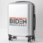 Republikeinen voor Joe Biden Sticker (Koffer)