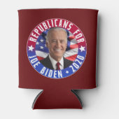 Republikeinen voor Joe Biden US President Foto 202 Blikjeskoeler (Voorkant)