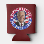 Republikeinen voor Joe Biden US President Foto 202 Blikjeskoeler (Achterkant)