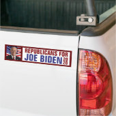 Republikeinen voor Joe Biden US President Foto 202 Bumpersticker (Op Truck)