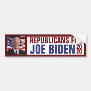 Republikeinen voor Joe Biden US President Foto 202 Bumpersticker