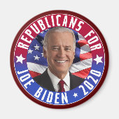 Republikeinen voor Joe Biden US President Foto 202 Magneet (Voorkant)
