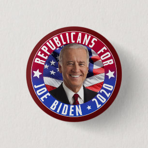 Republikeinen voor Joe Biden US President Foto 202 Ronde Button 3,2 Cm