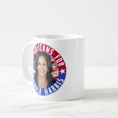 Republikeinen voor Kamala Harris President Foto 20 Koffiemok (Voorkant links)