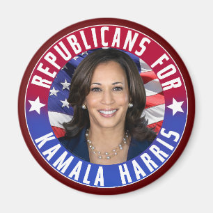 Republikeinen voor Kamala Harris President Foto 20 Magneet