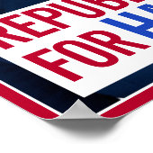 Republikeinen voor Kamala Harris President Foto 20 Poster (Hoek)