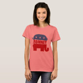 Republikeinen voor Romney T-shirt (Voorkant volledig)